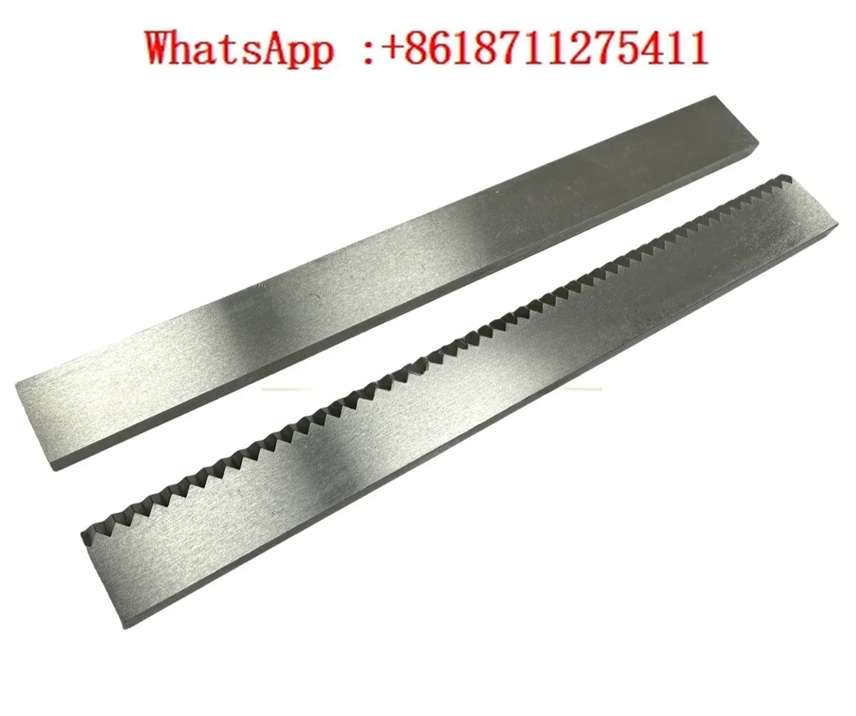 Set of Vertical Packing Machine Blade Pillow Packaging Machinery Cutting Knife Upper Blade+Lower Blade 2Pcs/Set