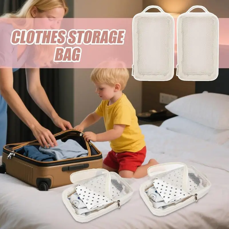 Diaper Storage Bag Nursery Diaper Bag Organizer Pocket Lightweight Travel Case Accessories Baby Cloth Organizer For Adults