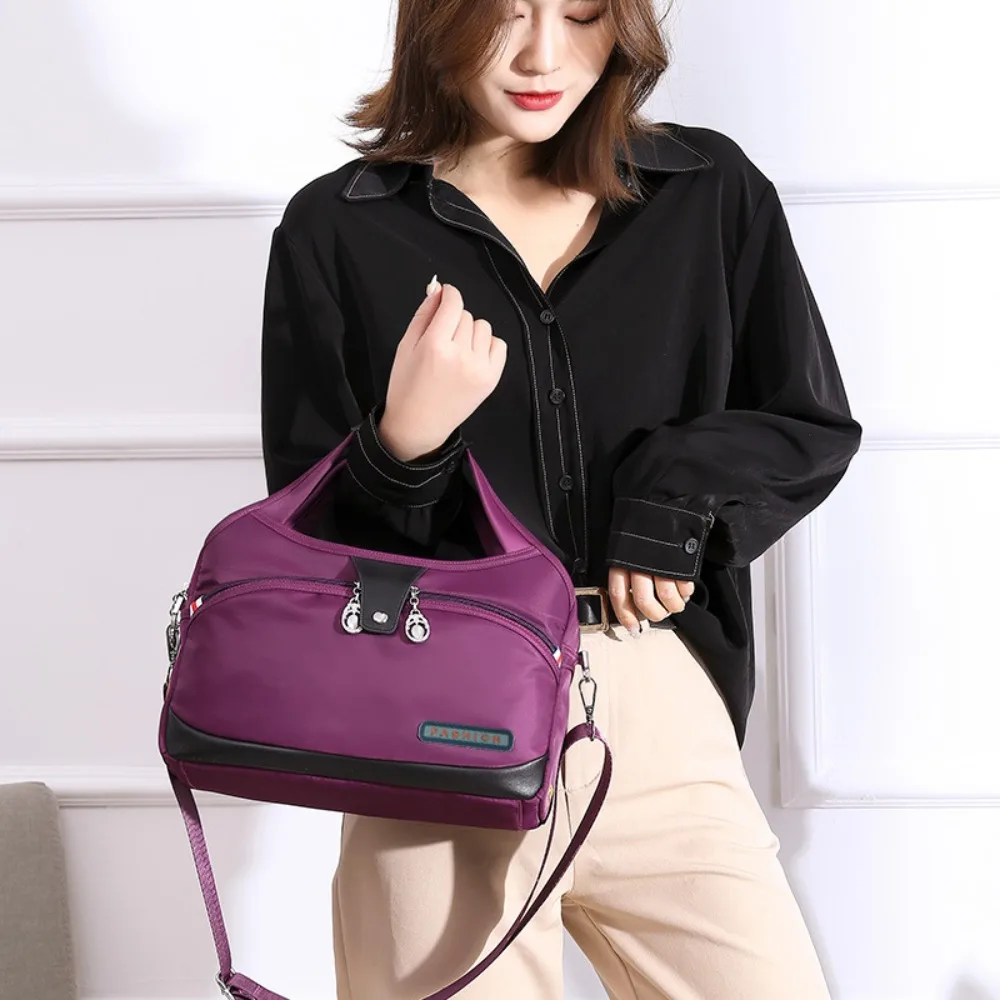 Women Oxford Cloth Large Capacity Shoulder Bag Crossbody Bags Waterproof Anti-Theft Female Travel Shopper Mommy Hand Bag