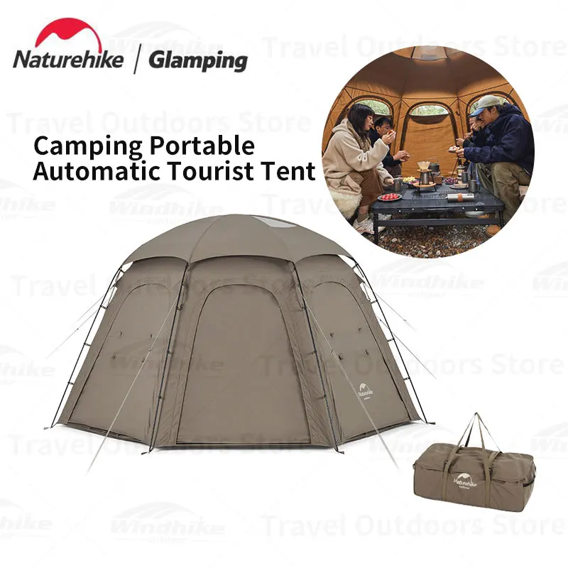 

Naturehike MG Automatic Dome Tent 4-5 People Tourist Tent Camping Picnic Party Portable Large Space Breathable Waterproof