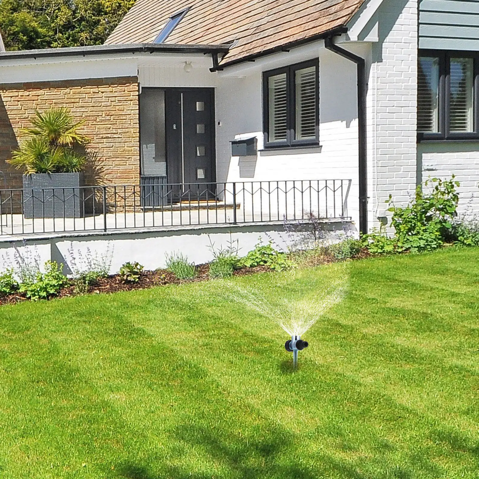 3Pcs Spike for Garden Sprinkler Ground Insert Multifunctional Lawn Watering Irrigation Sturdy Stake Deep Underground Control