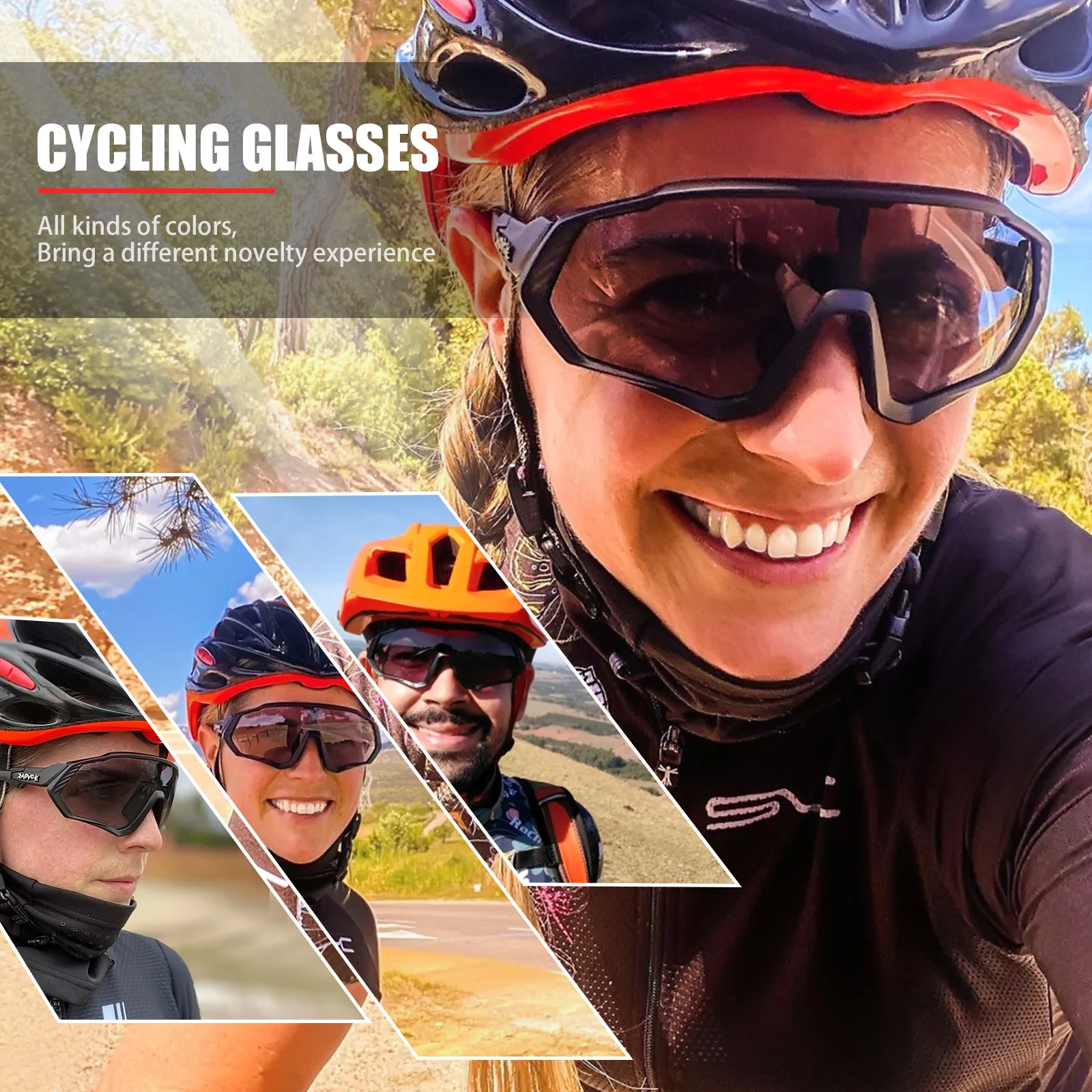 Kapvoe Photochormic Cycling Sunglasses UV400 Climing Eyewear Men Bicycle Outdoor Sport Glasses Women Mtb Goggles Tr90 Frame