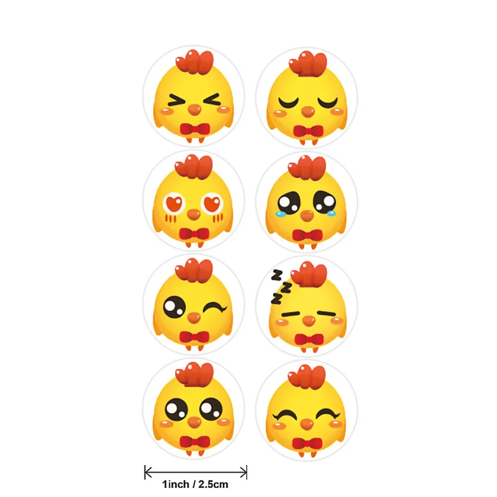 50-500pcs Cute Chick Animal Expression Mini Paper Sticker Decoration Diy Ablum Diary Scrapbooking Label Sticker Kawaii Stationer