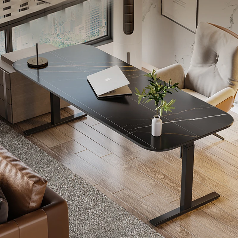 

#Modern Luxury Single Height Light Lifting Table Rock Plate Electric Lifting Desk