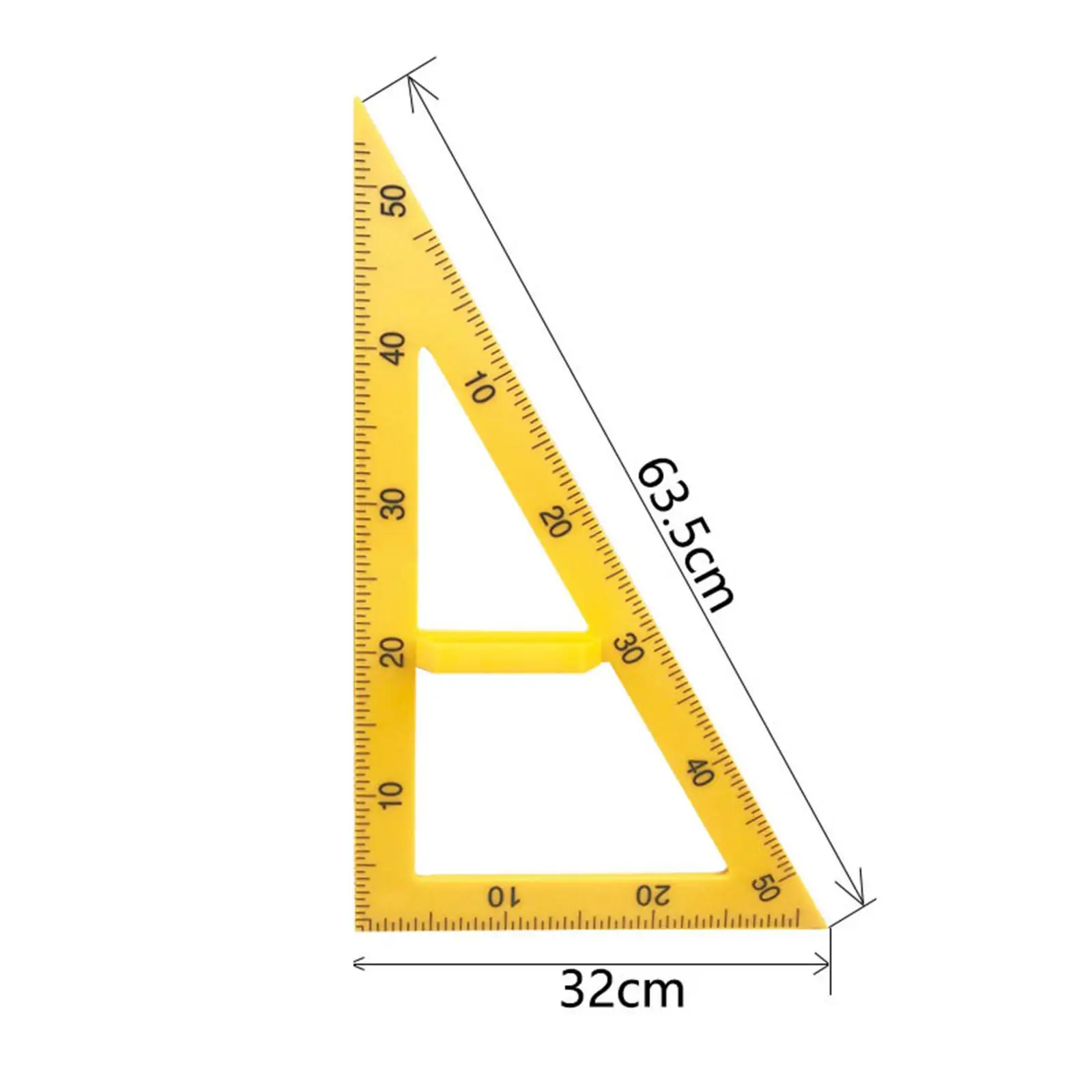 Imagem -06 - Grande Régua de Ensino de Matemática Grande Geometry Measurement Tool Triangle Drawing Math Geometry Tool For Drafting School