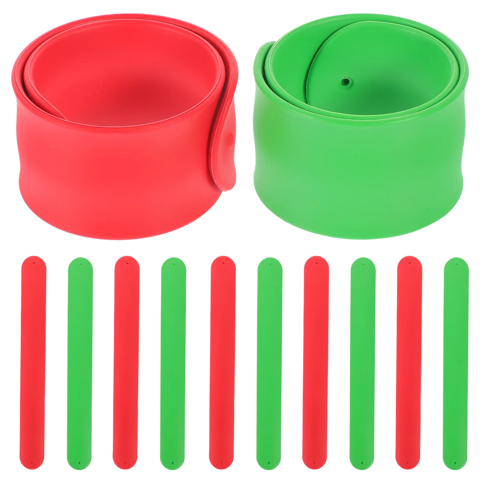 12 Pcs Wrapping Paper Storage Slap Bands Silicone Holders Packing Jewelry Organizer Silica Gel Clips Gift Clamps Child