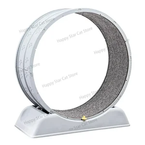 حصيرة عجلة القط الصامتة ، لعبة اللياقة البدنية غير الكهربائية للقطط الصغيرة ، إطار بلاستيكي متين ومحكم أعلى 8 مبيعات لجهاز المشي الكهربائي - رقم 6