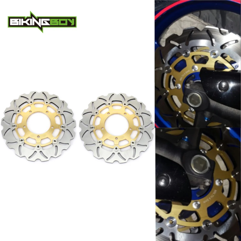 BIKINGBOY GSX-R 600 97-23 22 21 20 19 18 17 14 13 GSXR 750 96-23 GSX-R 1000 01-15 GSX-R 1000 ABS 15 16 Front Brake Discs Rotors