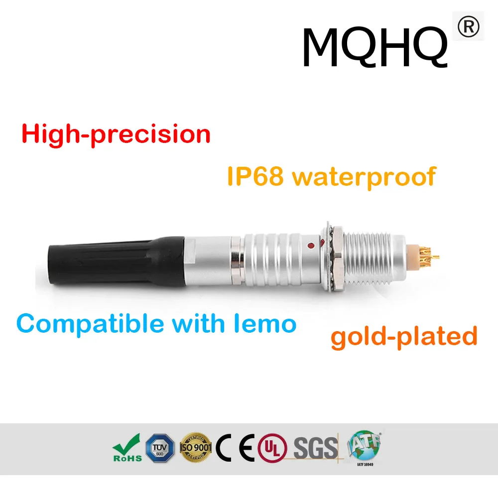 Connettore presa maschio e femmina FGG di spedizione gratuita compatibile con Lemo 00B 0B 1B 2B 3B 4B 5B
