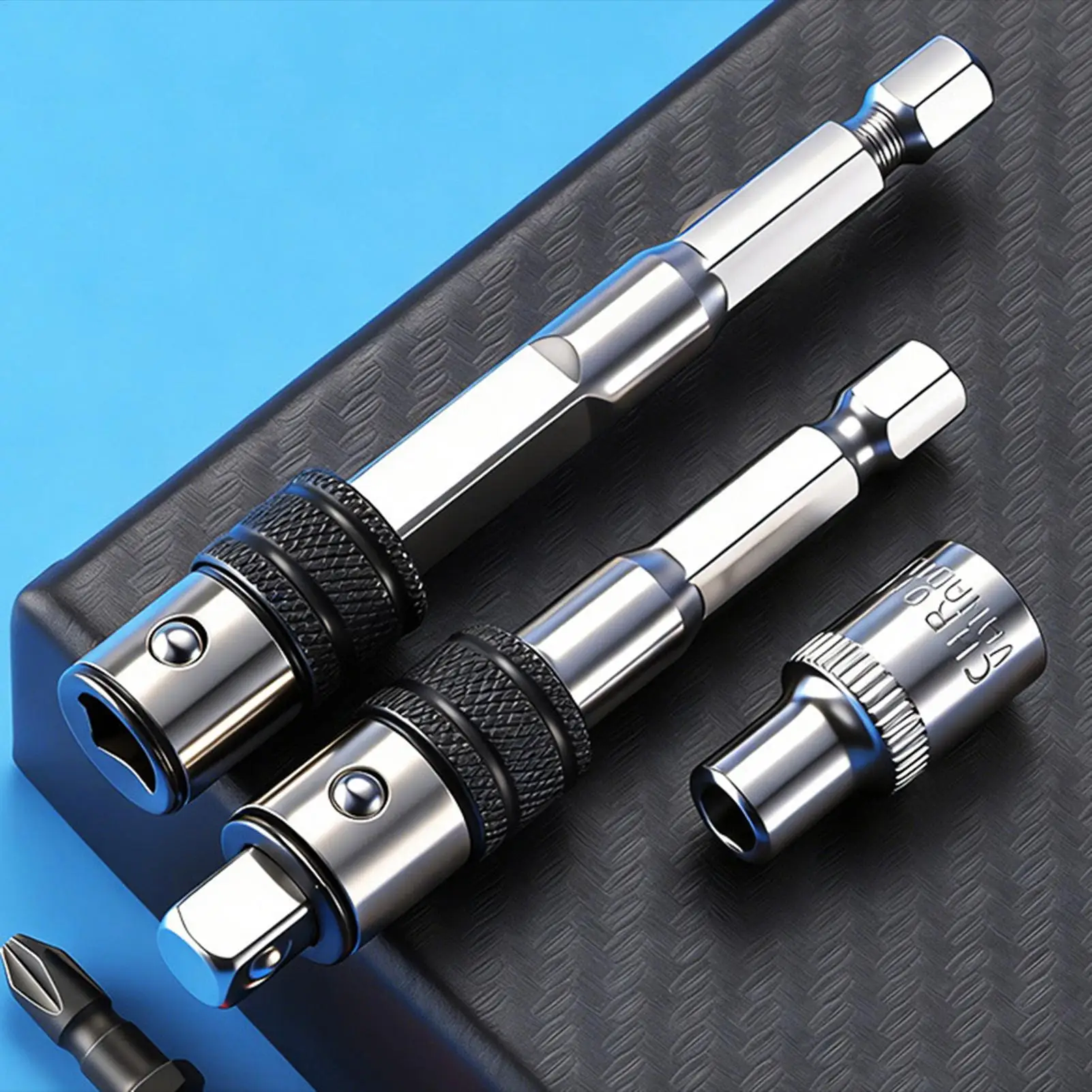 Drill Adapter 1/4 Inch Hex Shank Holder Extension Self-Locking Screwdriver Bit Extension Rod Quick Connect For Electrician