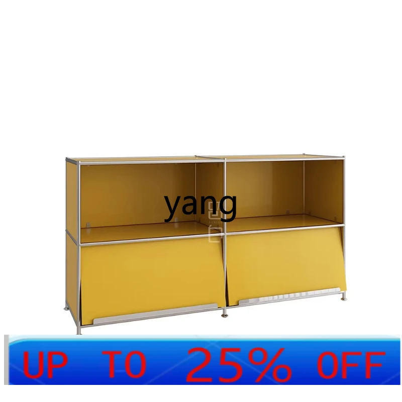 

LTT TV stainless steel storage cabinet living room dining side floor storage module combination