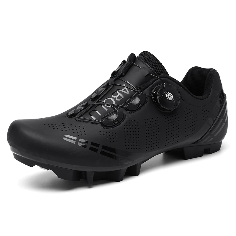 Men‘s Cycling Shoes Women MTB Shoes Off-road Bike Sneakers Triathlon Self-locking Non-slip Bicycle Shoes SPD Cleats Racing Shoes