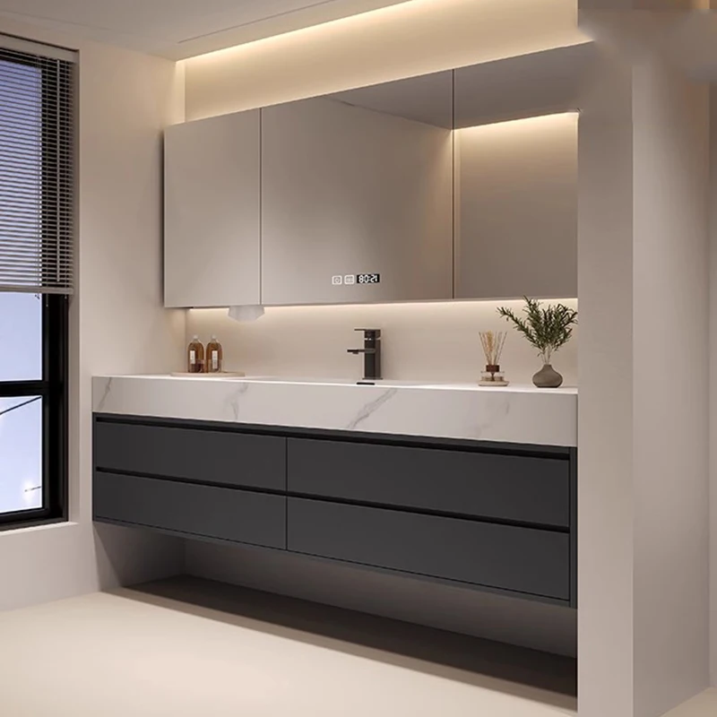 

Organizer Storage Bathroom Cabinet Toilet Partitions Display Drawers Paper Luxury Cupboard Modern Gabinete Trendy Furniture