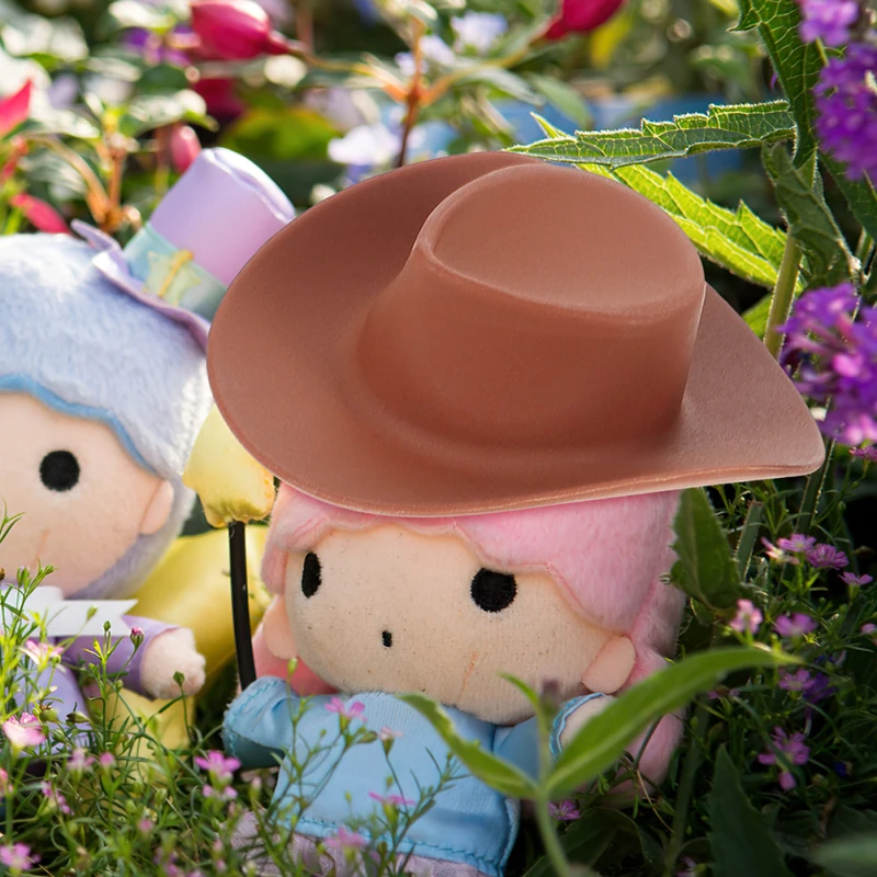 2Pcs/Lot Doll Accessory Cartoon Toys Cowboy Hat Decoration Mini Party Hat Cowboy Western Decoration Accessories Dress Up Toys