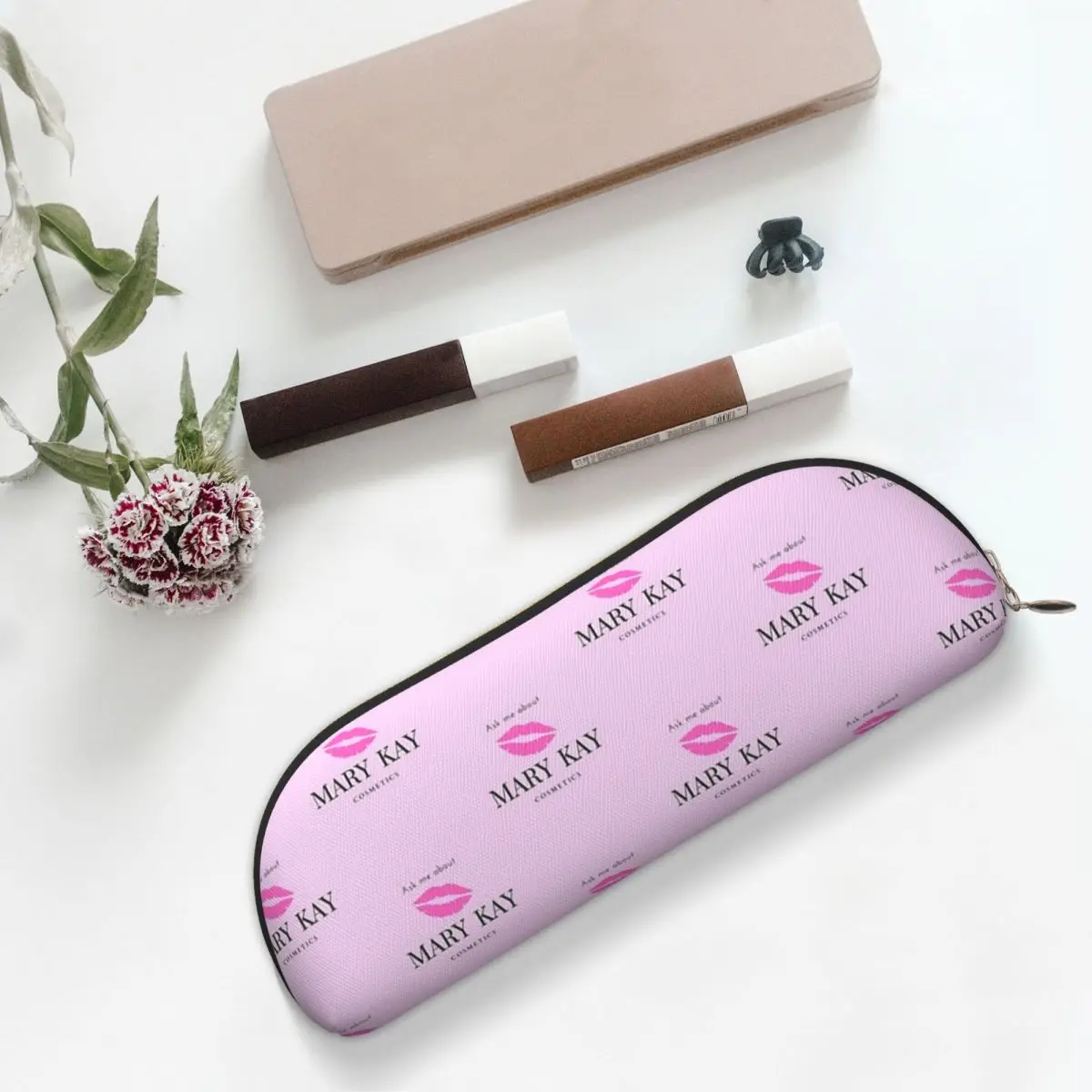 Pergunte-me sobre mary kay cosméticos lápis caso lápis bolsa de armazenamento artigos de papelaria suprimentos grande capacidade caneta caixa lápis saco estudantes