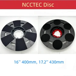 16'' 17.2'' Circular Plastic PVC Grinding Polishing Disc for Romus Grinder | 400 430mm Chassis Plate for Install Diamond Tools