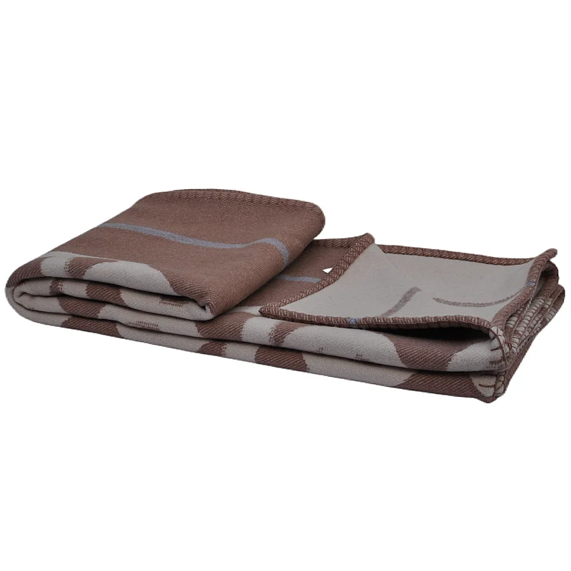 BLU PHOENIX coperte di lusso h 100% lana d'agnello pesante e spesso jacquard design floreale punto overcast accogliente moda di lusso invernale