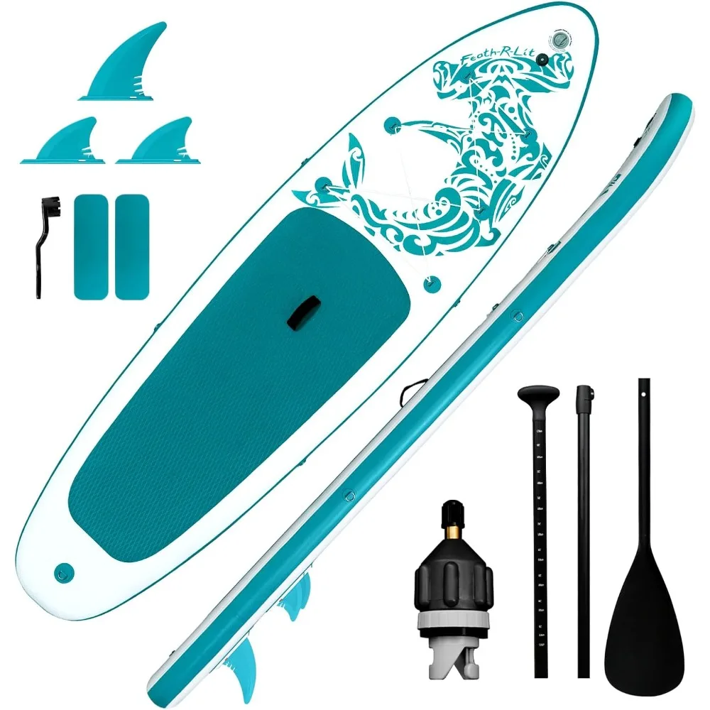 

Inflatable Paddle Board Stand Up Paddleboards for Adults SUP with Two Different Configurations of Accessories