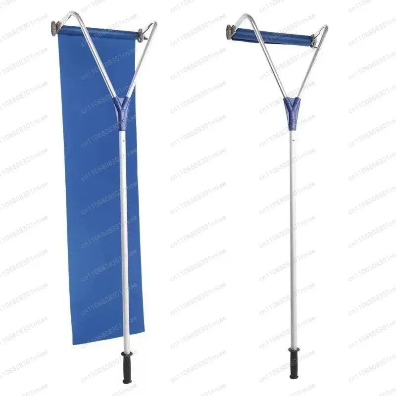 Roof snow shovel, Oxford cloth snow rake, retractable long handle snow rake
