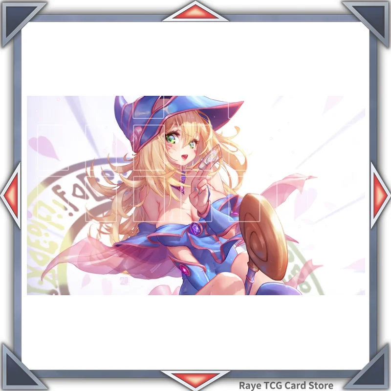 Yugioh OCG Dark Magician Girl Card Pad Paymat YGO Mat 60*35cm DIY in Stock