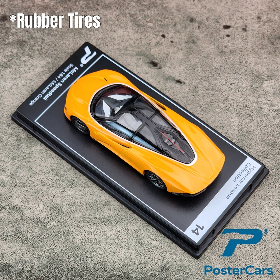 Postercars 1/64 Toy Car Model Lamborghini McLaren Bugatti