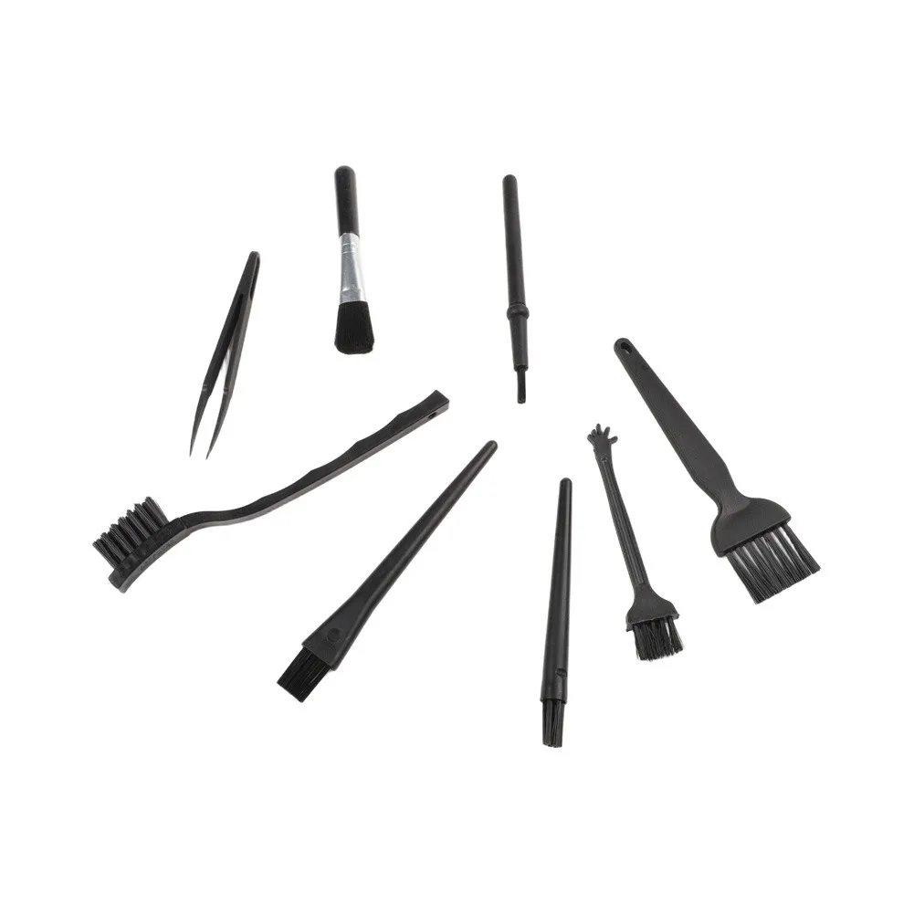 8-Brush Anti-Static Kit for Cleaning Power Electronics Including for igbt Modules MOSFET Heatsinks and DC-DC Converter