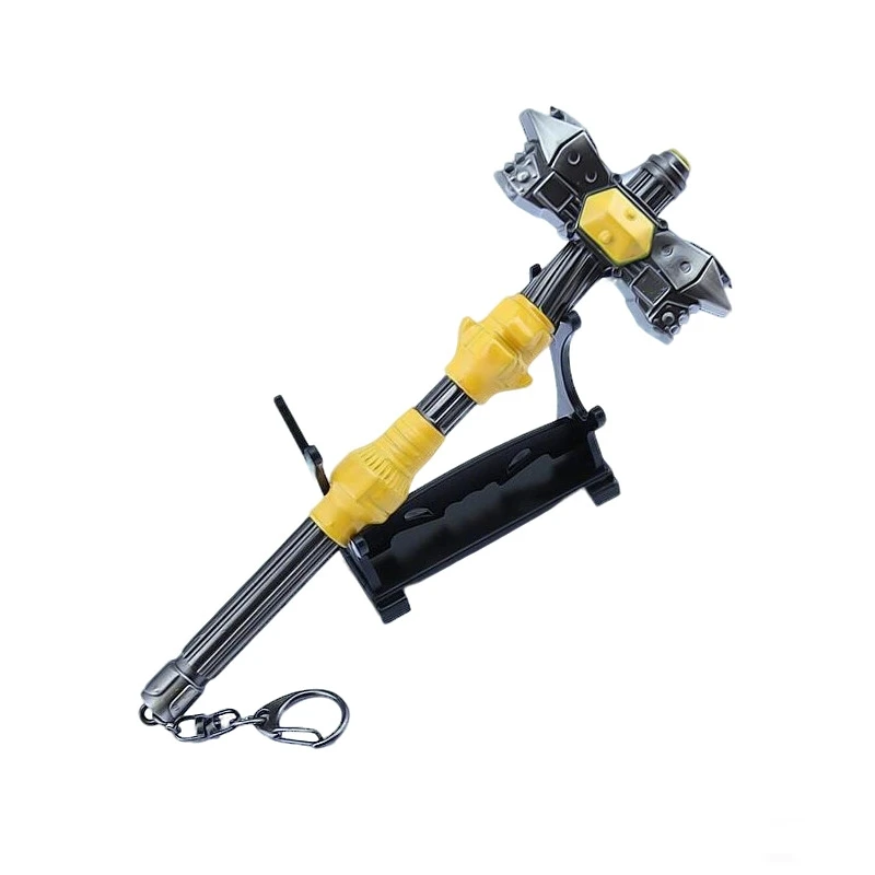 18cm/7,09in o último cavaleiro martelo armas modelo brinquedo ornamentos coleções exibição de mesa presentes de aniversário para menino prop bobbies