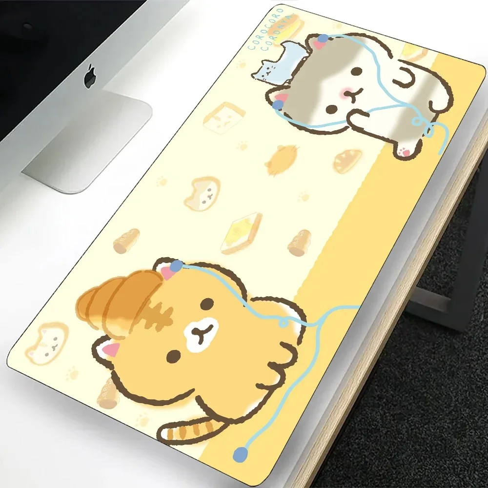 Grand tapis de souris de jeu Corocoro Coronya japonais, sous-souris d'ordinateur, PC Gamer, ordinateur portable, clavier de bureau, polymères média