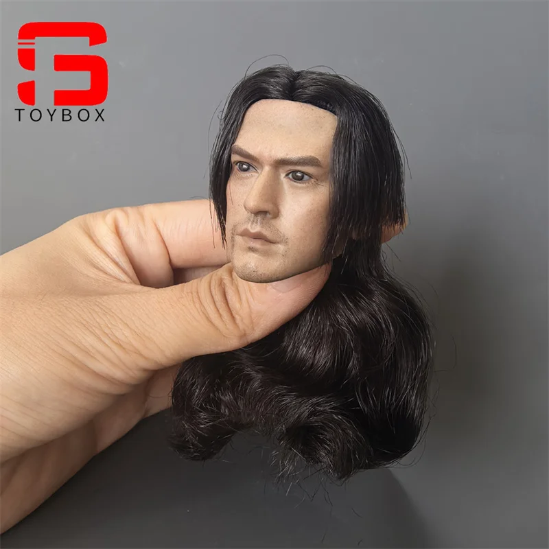 1/6 Schaal Takeshi Kaneshiro Lang Haar Versie Head Sculpt Carving Model Fit 12 Inch Mannelijke Soldaat Action Figure Body