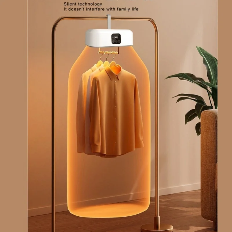 110-220V Portable Clothes Dryer Fast Drying Multifunction Silent Mini Electric Laundry Dryer For 9 To 12 Clothes