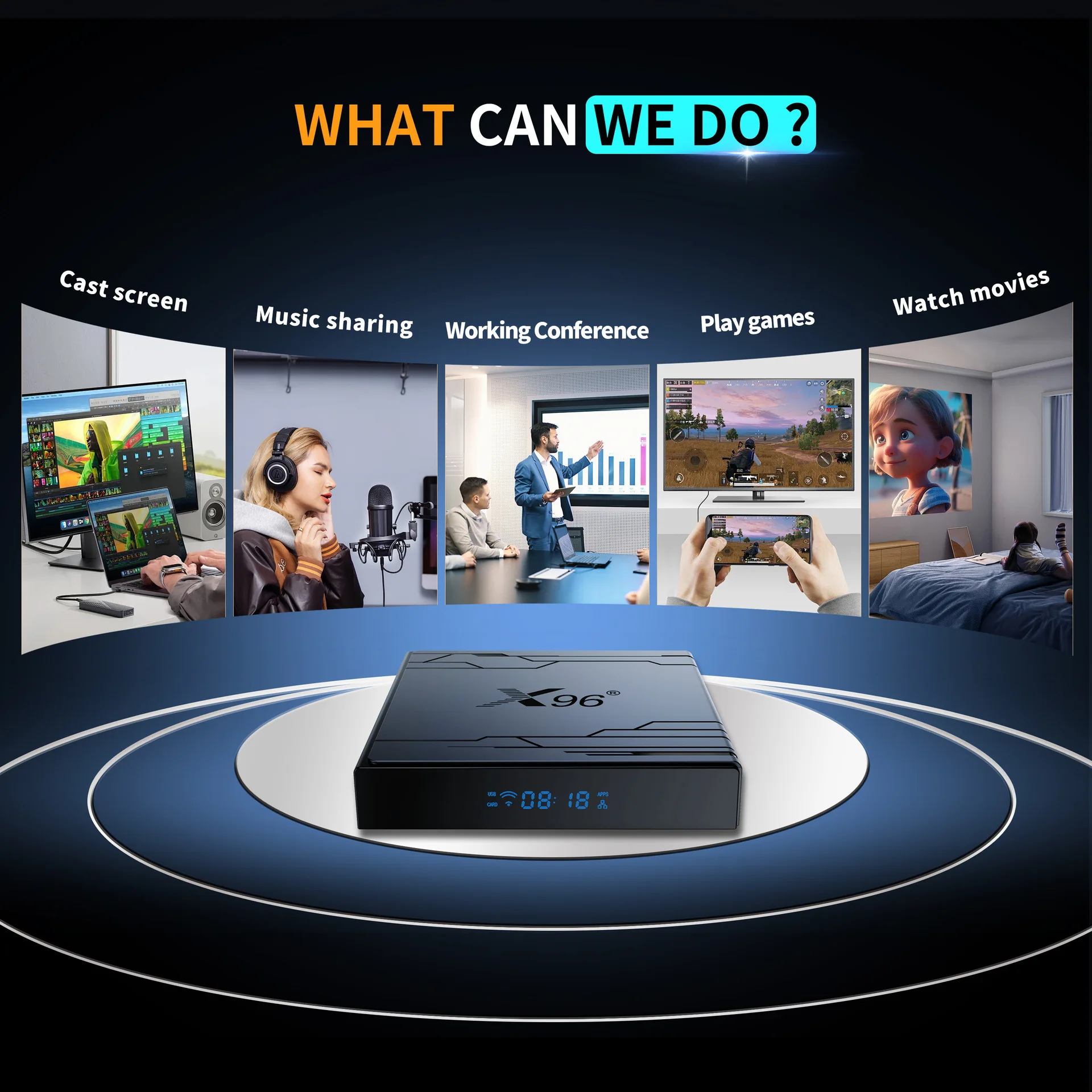X96 NEX Smart TV Box Android14 - Smart Home Youtube avis et prix