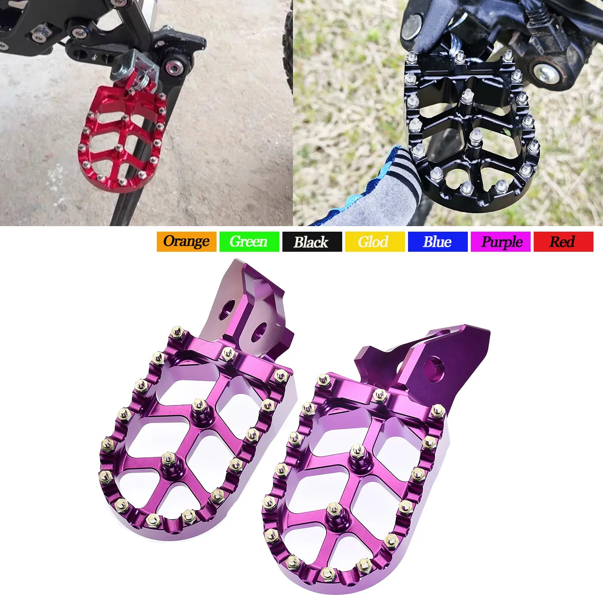 

Motorcycle Footpeg Footpedal Footrest Foot Pegs For Ultrabee Surron Sur-Ron Ultra Bee Off-Road Electric Vehicle EnduroDirt Bike