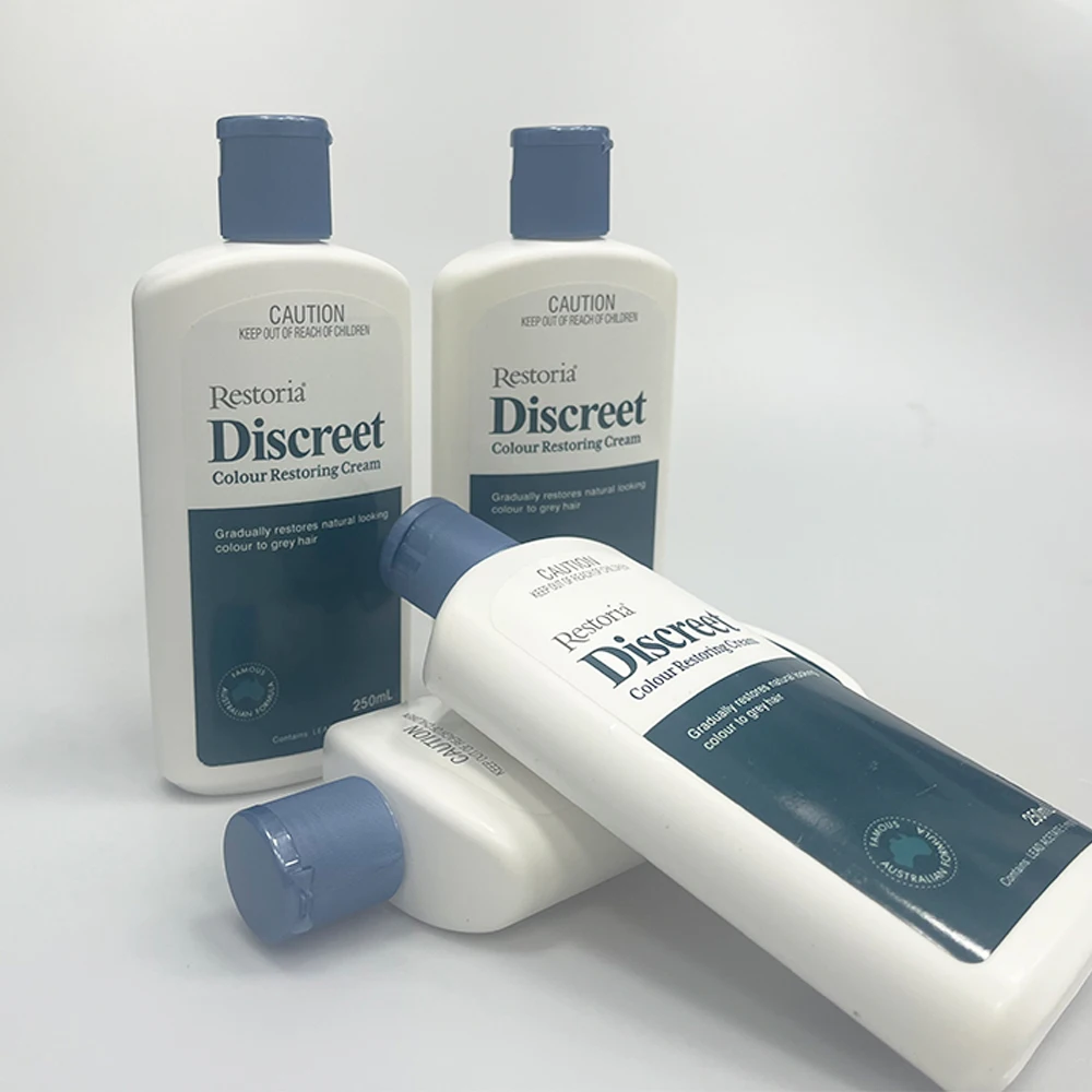 Black Hair Cream Discreet Colour Restoring Cream Lotion Hair Care  Reduce Grey Hair Natural Reversion 250ml