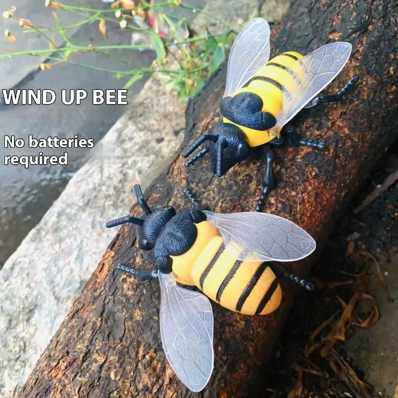 

Заводная механическая игрушка-шалость пчелы; Бионическая модель жука для творческих детей; Прочная пластиковая игрушка-животное