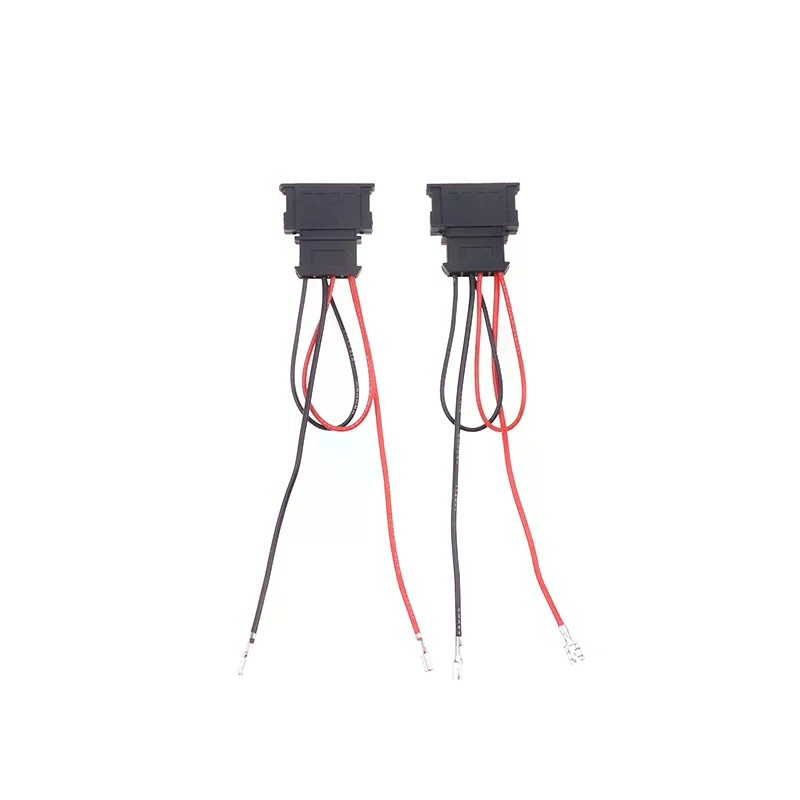 2Pcs Car Speaker Wire Harness Adaptor Replace Vehicle Connection Plug Cable Connector for Golf for Seat for