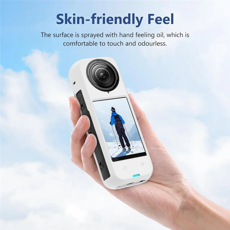 A14M シリコン保護カバーケースアンチスクラッチカメラプロテクター Insta 360 X4 アクションカメラアクセサリー