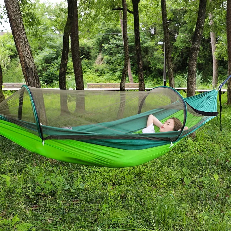 

Mosquito Net Camping Hammocks Outdoor Swing Balcony Garden Hammocks Tent Multi Person Hamac Suspendu Outdoor Furniture SR50HO