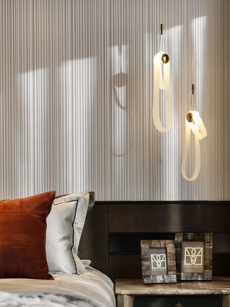 Modern Living Room Chandelier For Staircase Loft Bedside Art Keychain Design Suspension Dining Room Pendant Light Lustre Fixture