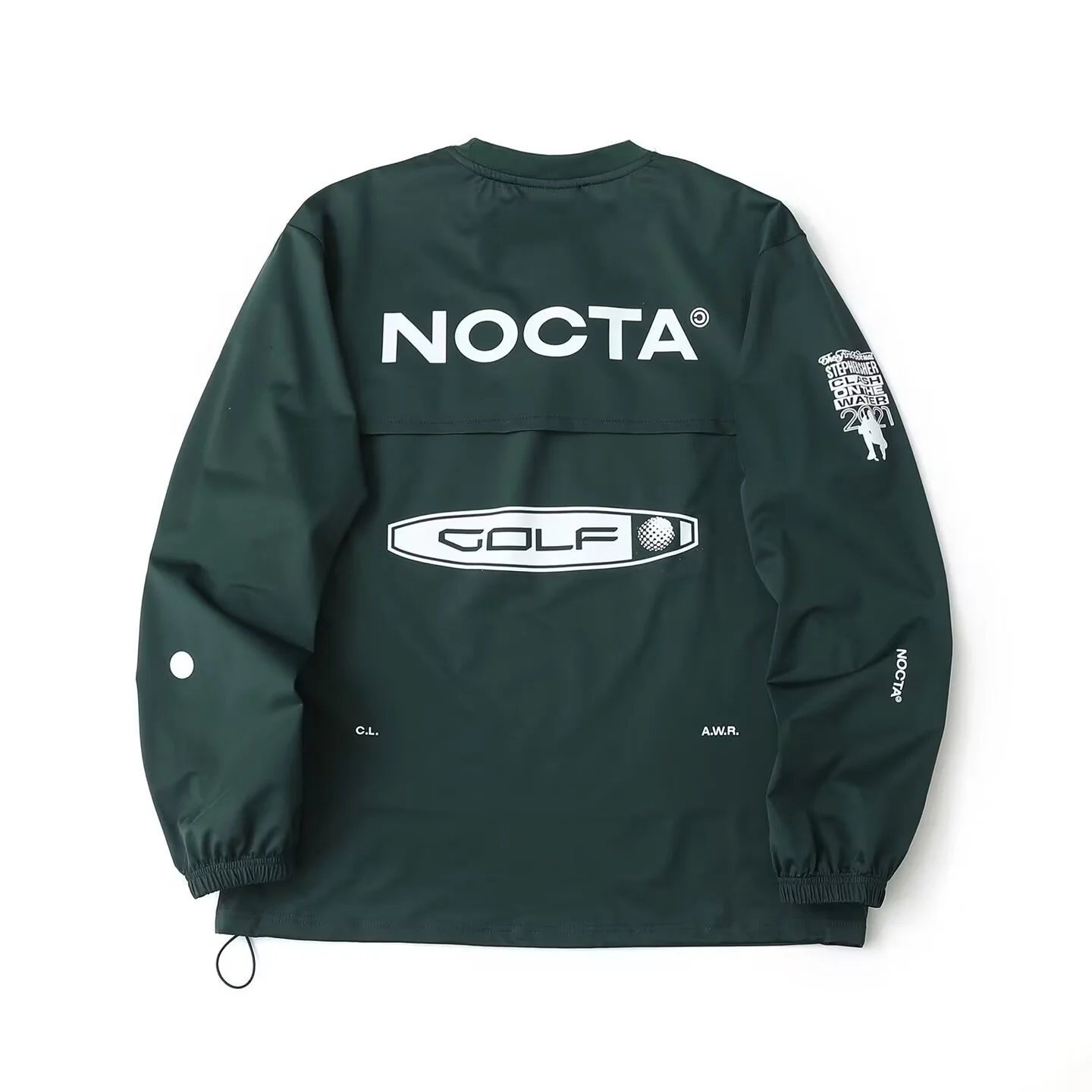 

Outdoor Functionality American Style Long Sleeve Nylon T-Shirt Letter Print Golf Drake Collaboration Unisex Breathable Tee