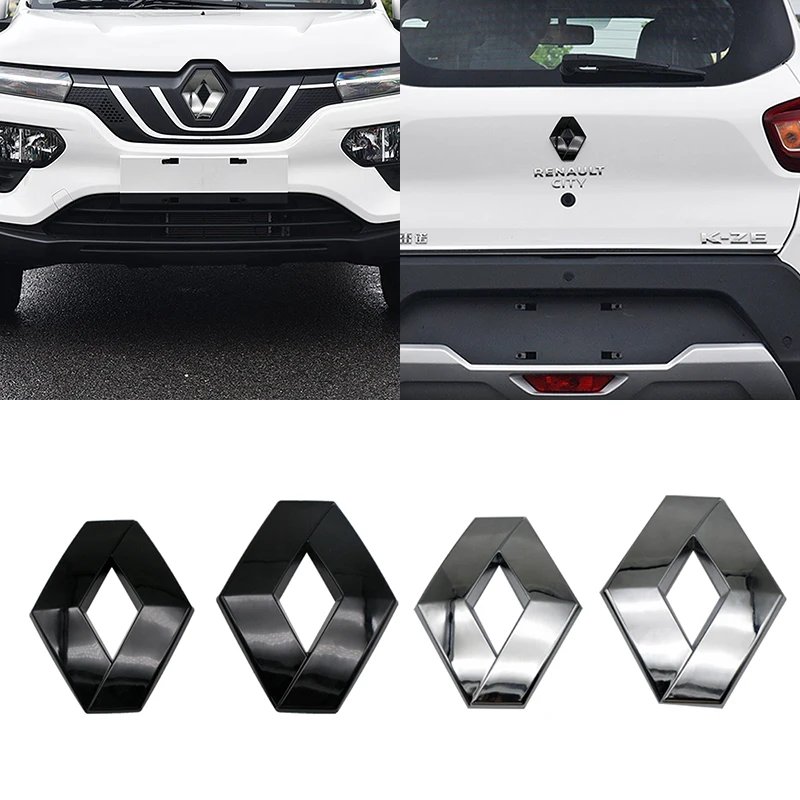 3D ABS Auto Kap Voor Grill Kofferbak Logo Badge Emblem Stickers Voor Renault Megane 2 3 Clio 4