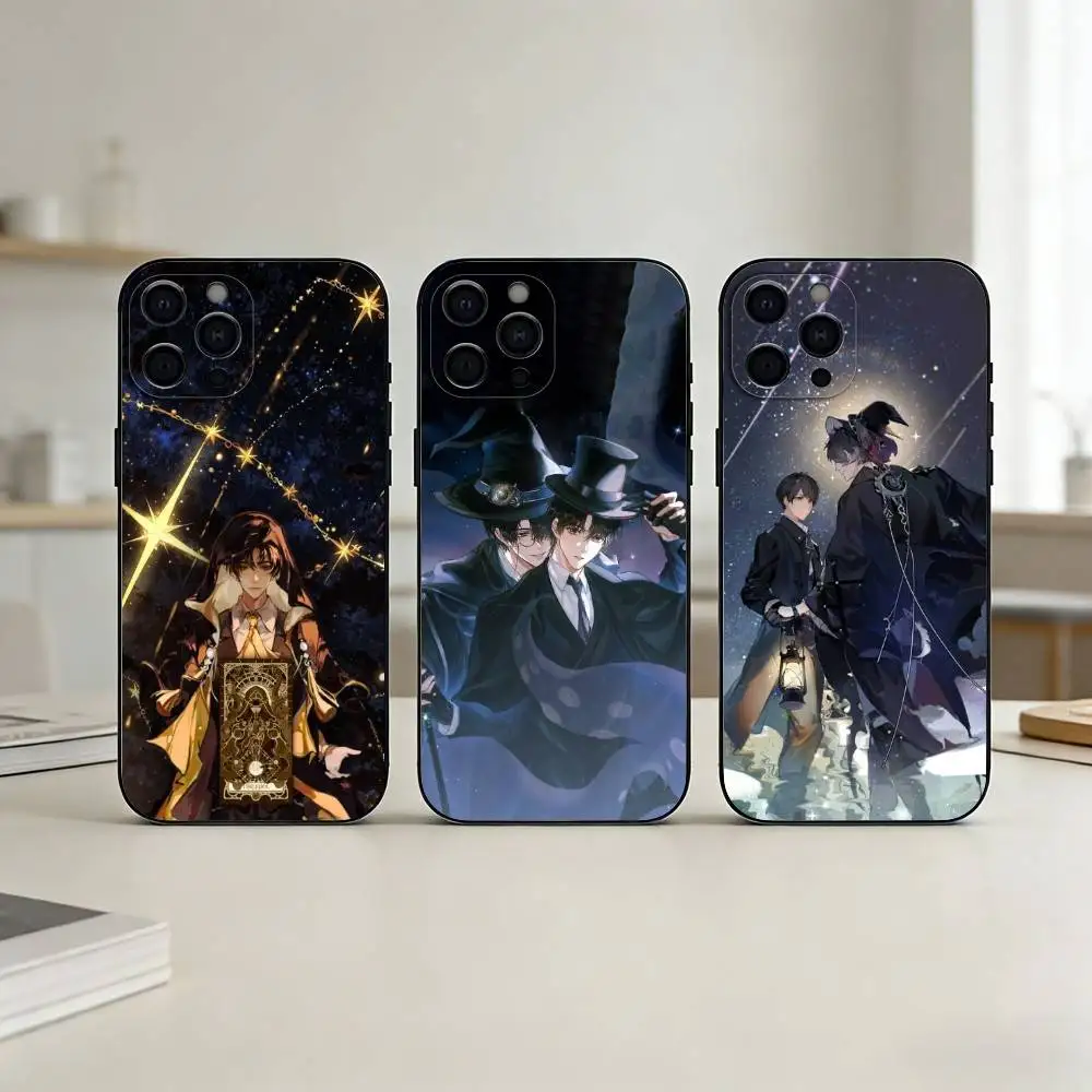 

L-Lord of M-Mysteries Phone Case For iPhone 17,16,15,14,13,12,11 Plus,Pro Max,SE4Soft Silicone Black Cover