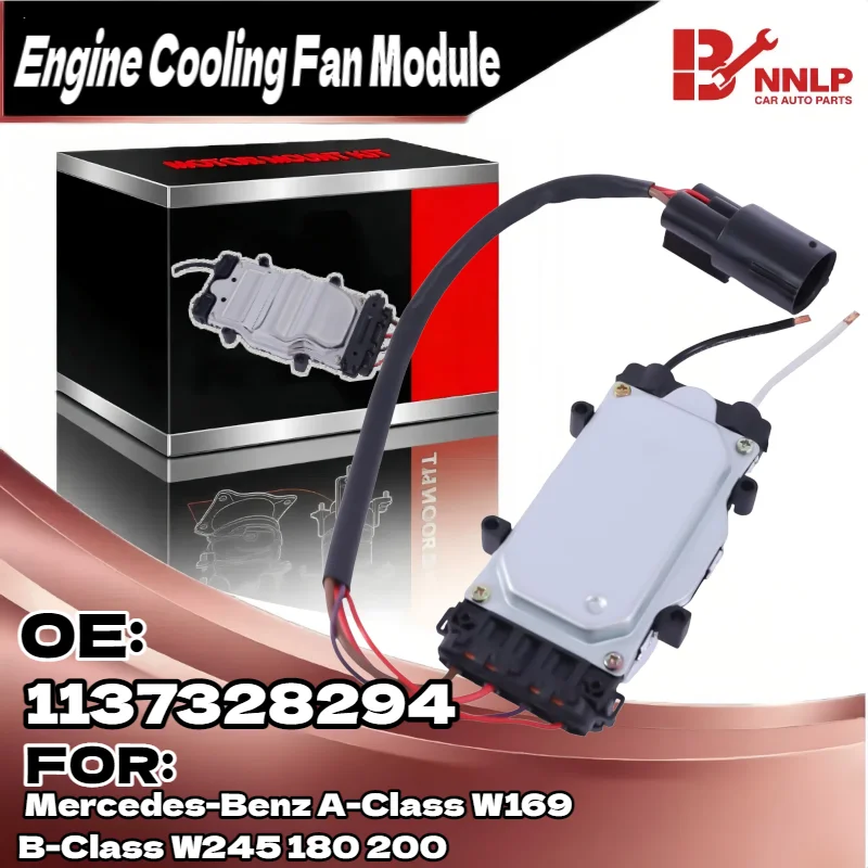 

1137328294 Cooling Fan Control Module, Radiator Fan Control Module Unit Fit For Mercedes-Benz A-Class W169 B-Class W245 180 200