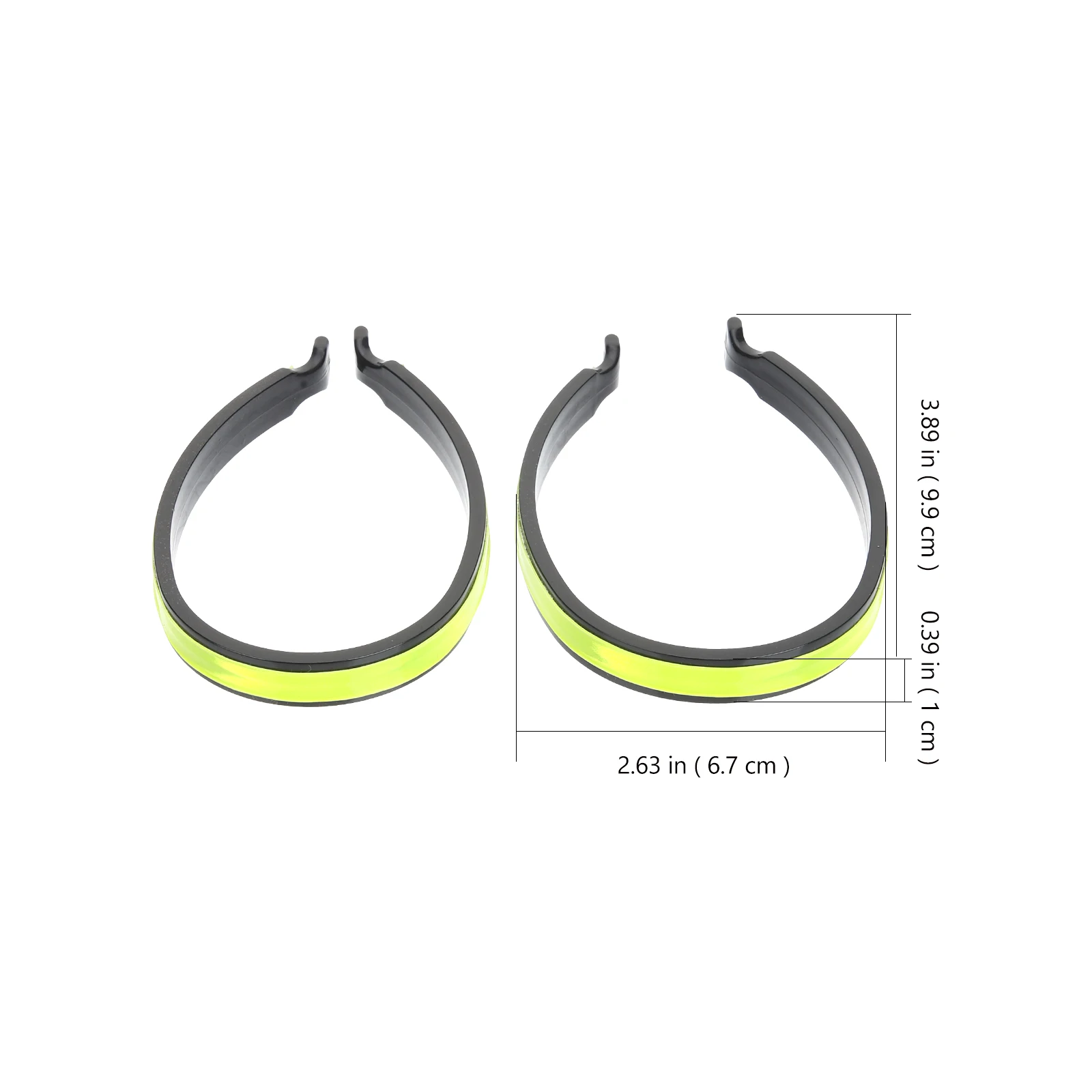 

2pcs Cycling Trouser Clips Reflective Leg Bands Night Riding Safety Warning Trousers Bands Bike Leg Clips Durable Wear Resistant