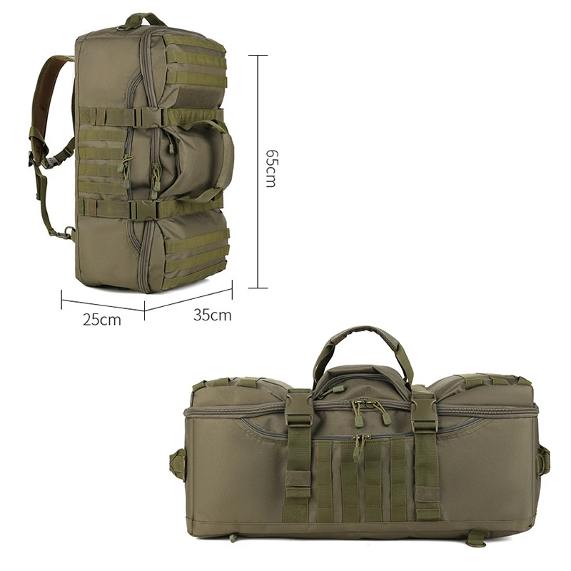 Large Capacity Hiking Bag Luggage Travel Backpack Carry-On Durable Outdoor Gear Duffel Bag Hand Luggage for Weekend Travel view 5