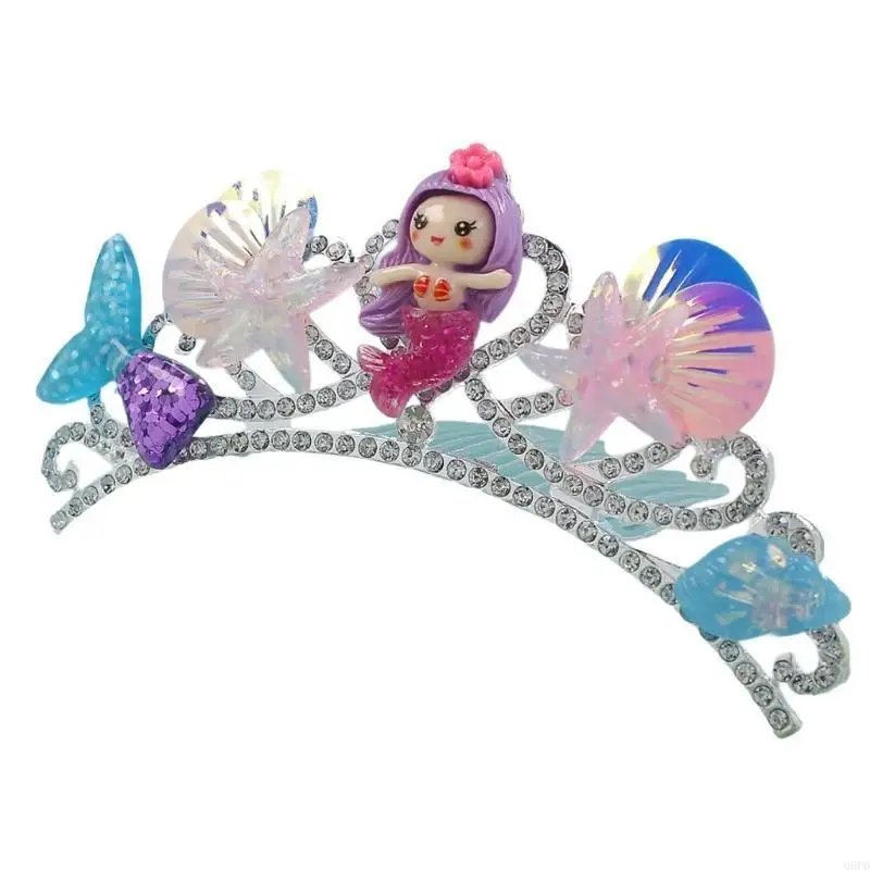 

Очаровательная корона с сердцем любви для девочек, детский праздничный головной убор, украшение на голову, аксессуары для волос