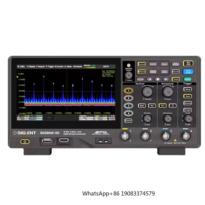 

Siglent Technologies SDS804X SDS814X SDS824X HD 12-bit Digital Oscilloscopes 4CH Digital Multimeter Oscilloscope