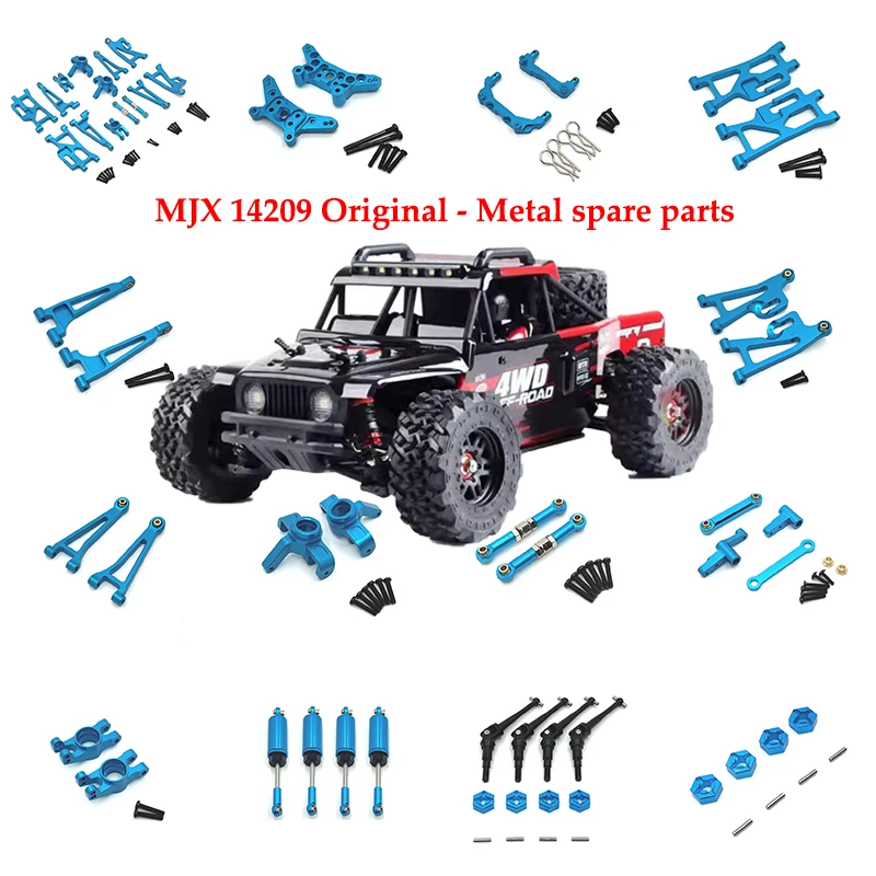 For MJX Hyper Go 1/14 14209 14210 H14BM 1/14 Remote Control Car Parts and Accessories Metal Upgrade and Modification