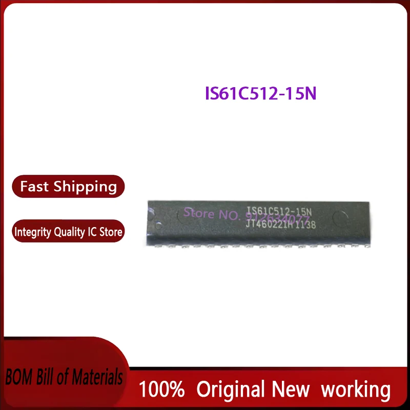 

20 шт./лот на складе IS61C512 IS61C512-15N новый оригинальный