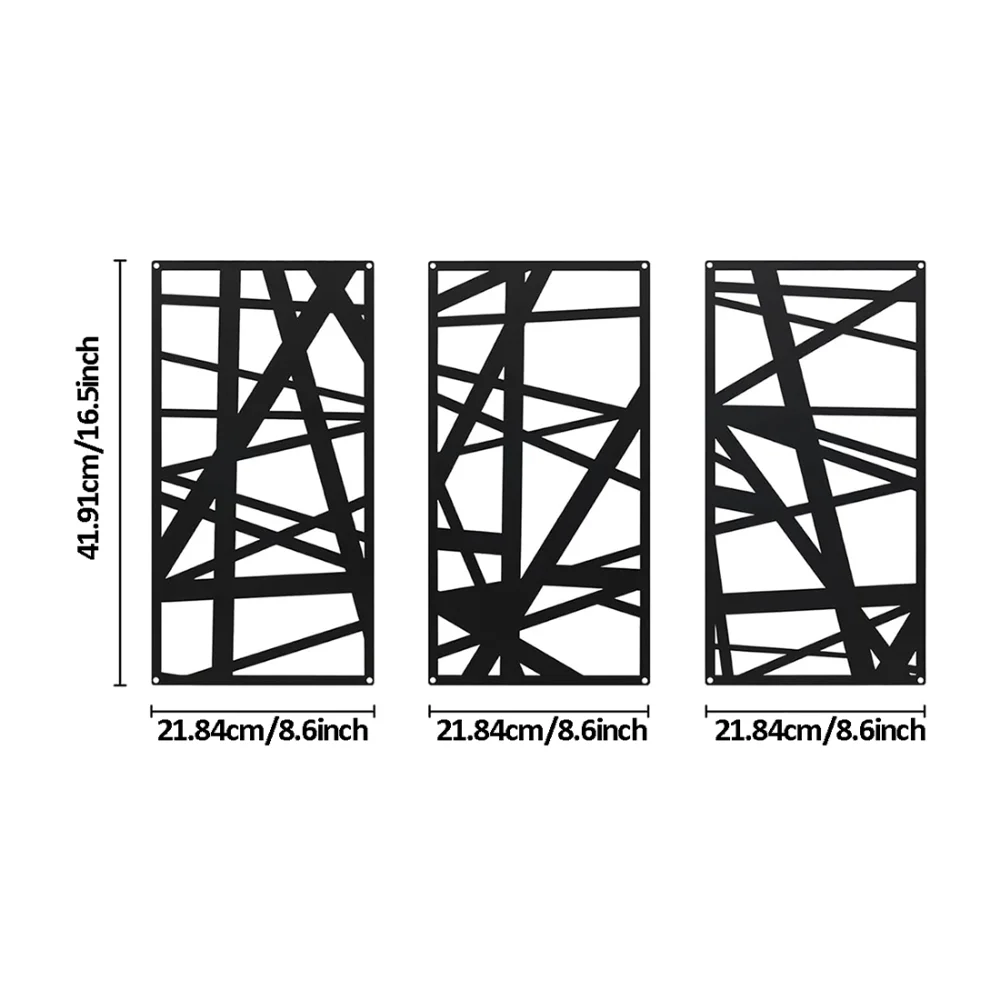 Modern Metal Wall Art: Hollow Out Design for Stylish Spaces.Charming Metal Wall Sculpture: Hollow Out for Home & Office.