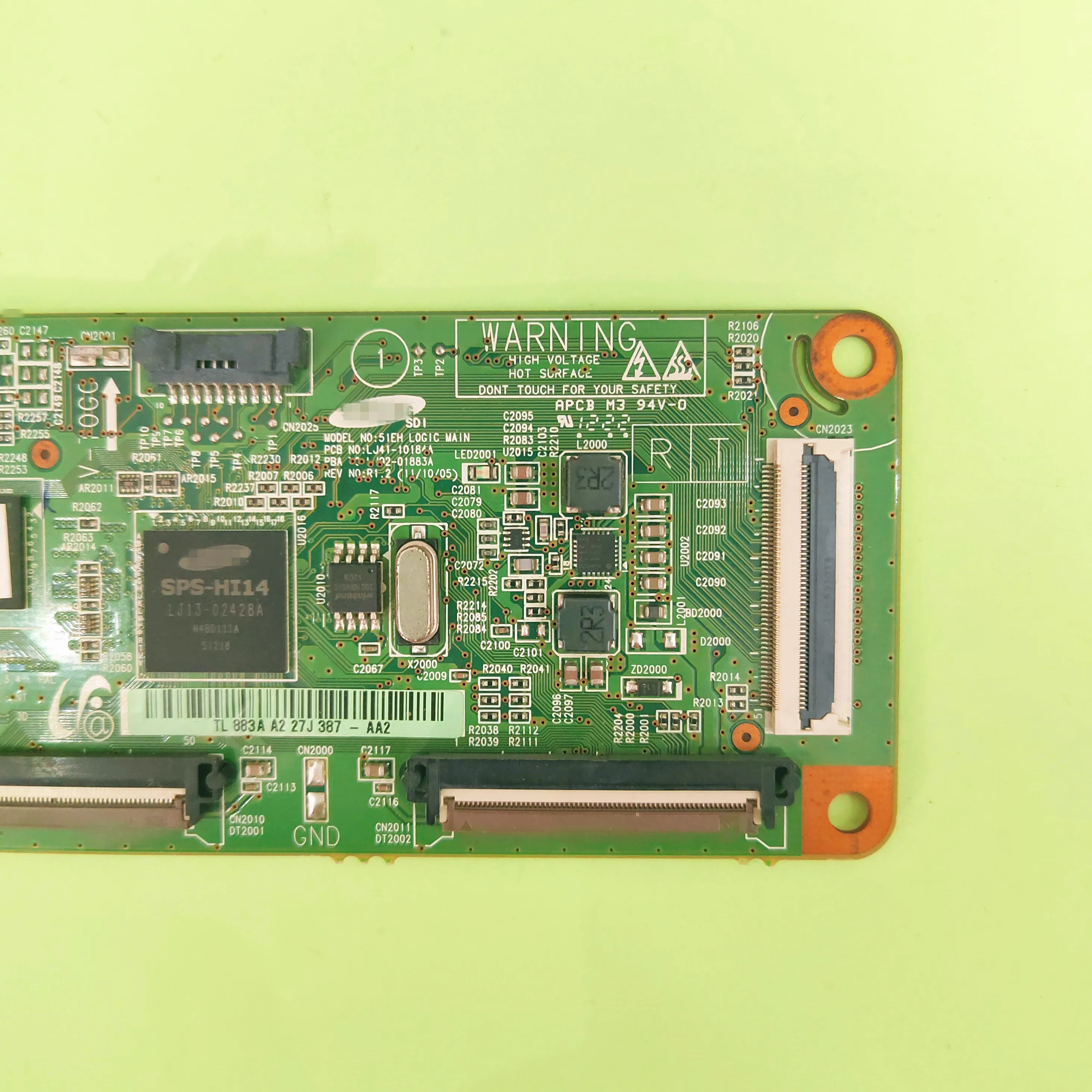 LJ41-10184A TV 로직 보드용 LJ92-01883A T-con 보드, 51 인치 PN51E450A1FXZA PN51E490B4F PN51E450A1F PL51E450A1F PS51E450A1R